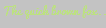Image with Font Color BCE27F and Background Color C3C3C3